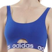 adidas BH Scoop Bralette Jeansblå bomull Large Dam