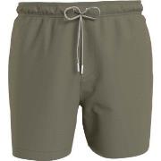 Calvin Klein Badbyxor Medium Drawstring Swim Shorts Grön polyester XX-...