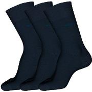 BOSS Strumpor 3P RS Finest Soft Cotton Sock Blå Strl 47/50 Herr