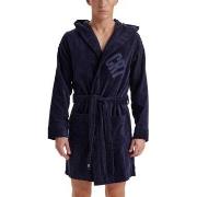 CR7 Cristiano Ronaldo Cotton Bathrobe Navy bomull Large Herr