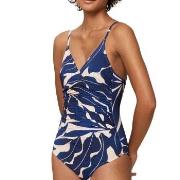 Triumph Summer Allure Padded Swimsuit 01 Vit/Blå E 40 Dam