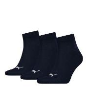 Puma Strumpor 3P Quarter Socks Marin Strl 35/38