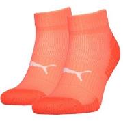 Puma Strumpor 2P Sport Cushioned Quarter Socks Korall Strl 39/42