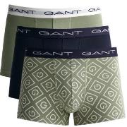 Gant Kalsonger 3P Icon G Trunk Grön bomull X-Large Herr