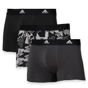 adidas Kalsonger 3P Active Flex Cotton Trunk Svart/Grå bomull X-Large ...