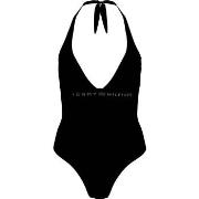 Tommy Hilfiger Halter One Piece Swimsuit Svart X-Large Dam