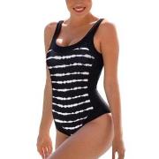 Wiki Isabella Classic Swimsuit Svart Mönster 36 Dam