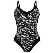 Rosa Faia Summer Dot Swimsuit Svart/Vit E 42 Dam