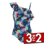 Damella Teresa Floral Swimsuit Flerfärgad 42 Dam