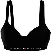 Tommy Hilfiger BH Bralette Lift Svart ekologisk bomull Large Dam