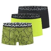 Michael Kors Kalsonger 3P Stretch Factor Trunks Svart/Gul bomull Large...