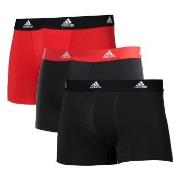 adidas Kalsonger 3P Active Flex Cotton Trunk Röd bomull Medium Herr