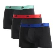 adidas Kalsonger 3P Active Flex Cotton Trunk Svart/Grön bomull Large H...