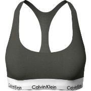 Calvin Klein BH Modern Cotton Bralette Unlined Oliv Large Dam