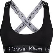 Calvin Klein BH Sport Active Icon Medium Support Bra Svart Large Dam