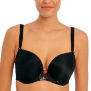 Freya BH Rose Blossom UW Moulded Plunge T-Shirt Bra Svart I 80 Dam