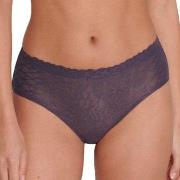 Sloggi Trosor ZERO Feel Lace 2.0 High Waist Brief Mörklila X-Small Dam