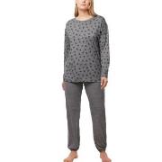 Triumph Endless Comfort PK Long Sleeve Pyjamas Mörkgrå 42 Dam