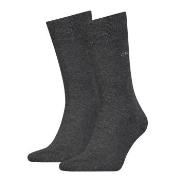 Calvin Klein Strumpor 2P Carter Casual Flat Knit Sock Mörkgrå Strl 43/...