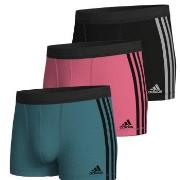 adidas Kalsonger 3P Active Flex Cotton 3 Stripes Blå/Rosa bomull XX-La...