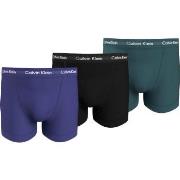 Calvin Klein Kalsonger 3P Cotton Stretch Trunks Lila/Turkos bomull Sma...