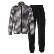 Trofe Houndstooth Set Svart polyester Small Dam