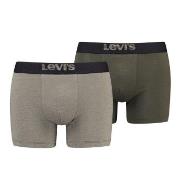 Levis Kalsonger 2P Men Optical Illussion Boxer Brief Khaki bomull X-La...