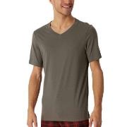 Schiesser Mix Plus Relax T Shirt Brun 52 Herr