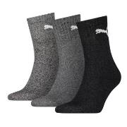 Puma Strumpor 3P Short Crew Unisex Socks Grå/Svart Strl 47/49