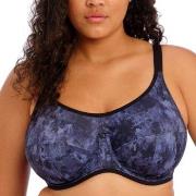 Elomi BH Energise Underwire Sport Support Bra Lila Mönster F 90 Dam