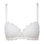 Trofe Julia Lace Padded Bra BH Vit polyamid A 85 Dam