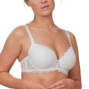 Trofe Julia Lace Padded Bra BH Vit polyamid C 85 Dam