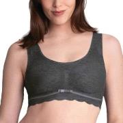 Anita BH Essentials Lace Bralette Mörkgrå Medium Dam