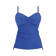 Fantasie Beach Waves Underwire Twist Tankini Blå polyamid D 75 Dam