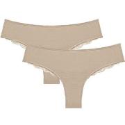 Triumph Trosor 2P Lovely Micro Brazilian String Beige polyester Large ...