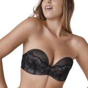 Wonderbra BH Refined Glamour Ultimate Strapless Bra Svart D 75 Dam