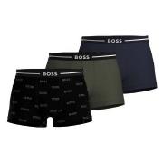 BOSS Kalsonger 3P Bold Design Trunk Flerfärgad bomull Large Herr