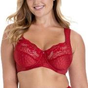 Miss Mary Jacquard And Lace Underwire Bra BH Röd F 95 Dam