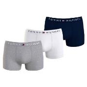 Tommy Hilfiger Kalsonger 3P Original Trunks Vit/Grå bomull Large Herr