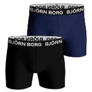 Bjorn Borg Bamboo Cotton Blend Boxer Kalsonger 2P Svart/Blå Medium Her...