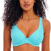 Freya Jewel Cove UW High Apex Bikini Top Turkos Mönster H 75 Dam