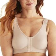 Swegmark BH Front Fastening CoolMax Moulded Soft Bra Beige C 80 Dam