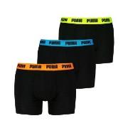 Puma Kalsonger 3P Men Everyday Boxer Svart/Orange bomull Large Herr