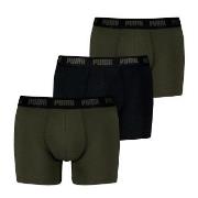 Puma Kalsonger 3P Men Everyday Boxer Svart/Grön bomull Medium Herr