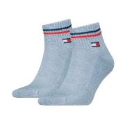 Tommy Men Uni TJ Iconic Quarter Socks Strumpor 2P Ljusblå Strl 43/46 H...