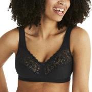 Swegmark BH True Beauty Fairtrade Soft Bra Svart bomull B 90 Dam