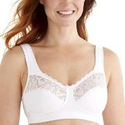 Swegmark BH True Beauty Fairtrade Soft Bra Vit bomull D 80 Dam