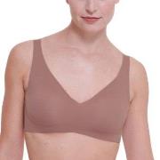 Sloggi BH Zero Feel 2 0 Soft Bra Brun XL+ Dam