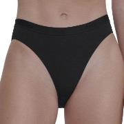 Sloggi Trosor 3P GO Casual High Leg Brief Svart bomull Small Dam