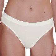 Sloggi Trosor 3P GO Casual High Leg Brief Vit bomull Small Dam